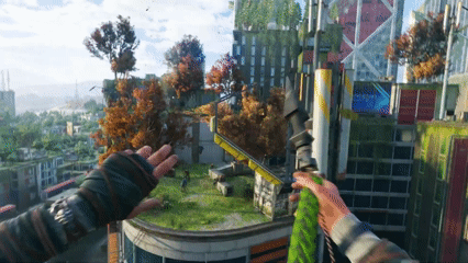 Dying Light 2 parkour gameplay