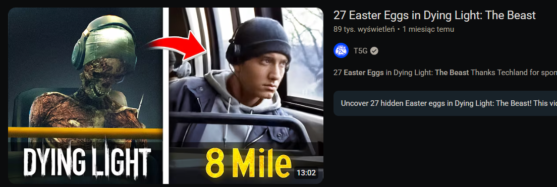 Player reaction - Eminem easter egg